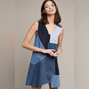 M.i.h Denim Patchwork Dress